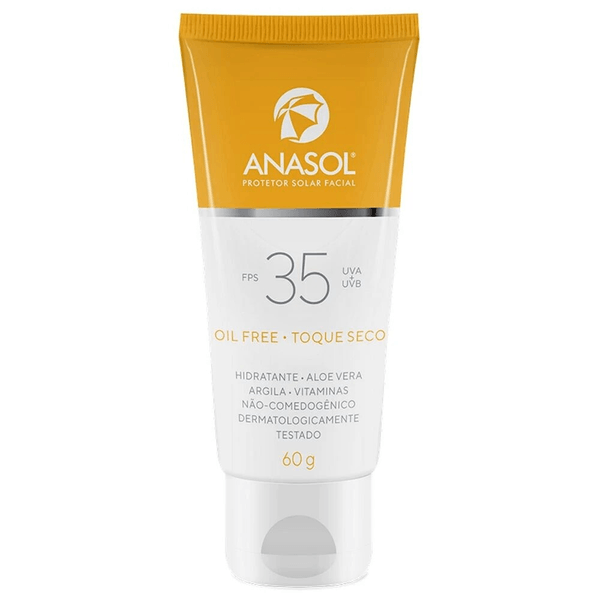 Anasol Protetor Solar FPS 35 Facial Diário 60g